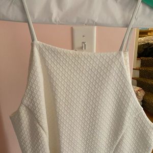Rebecca Minkoff white size 4 fitted women’s dress